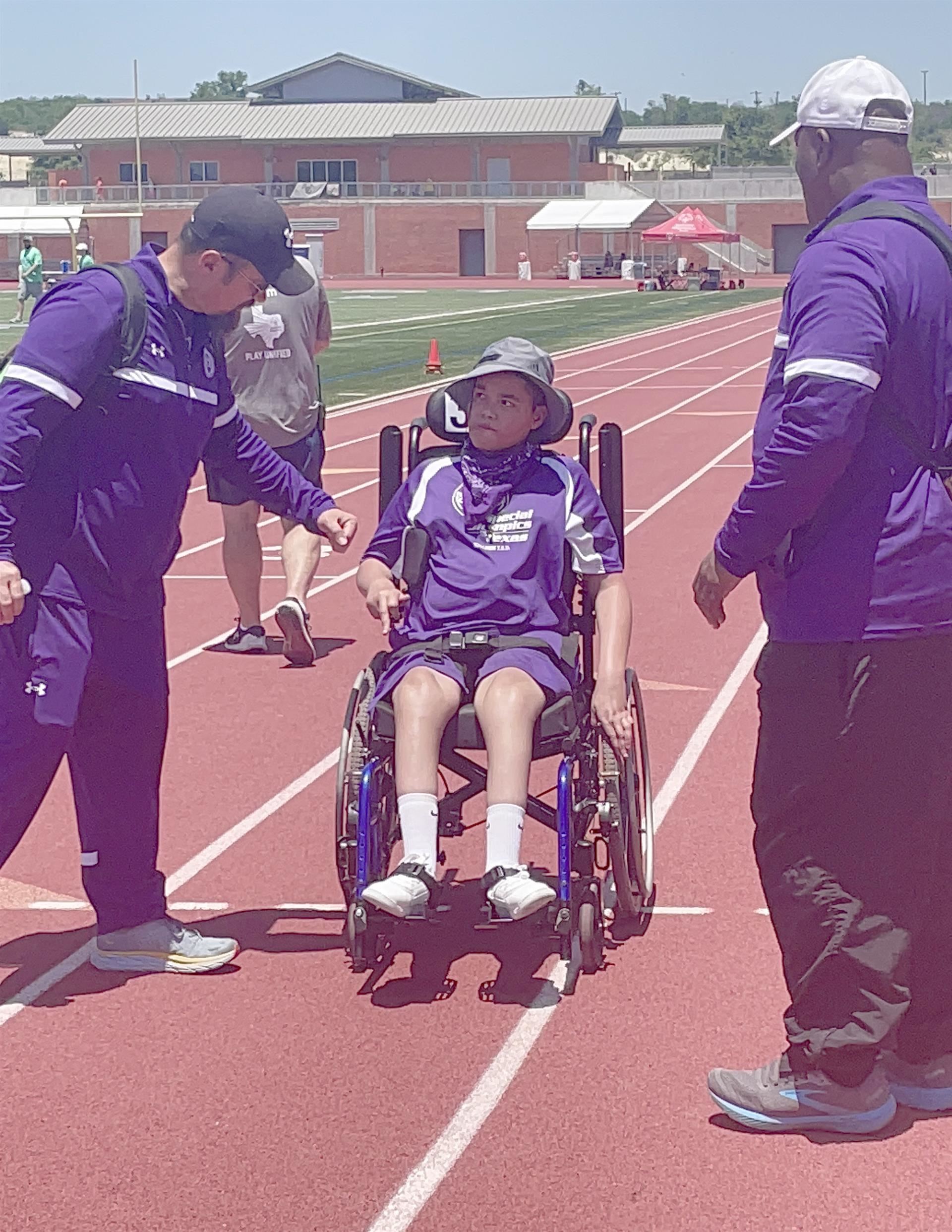 Wheelchair athlete